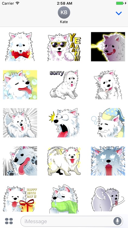 Samoyed The Dog Stickers