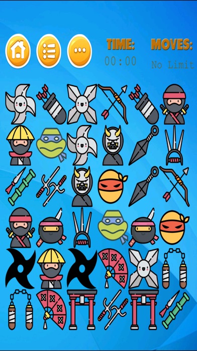 Clumsy Ninja Matching Go Go снимок экрана 3