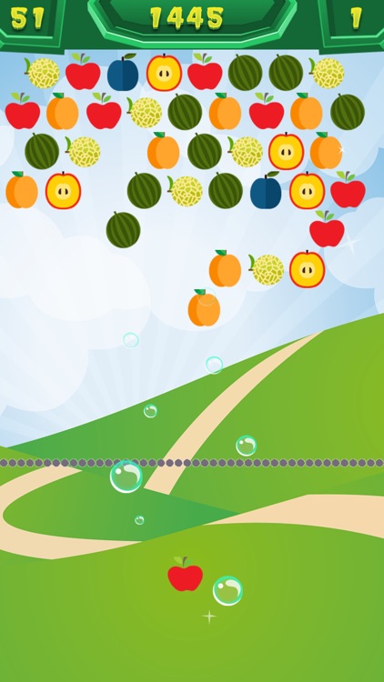 Fruits Bubble Shooter Puzzle Games