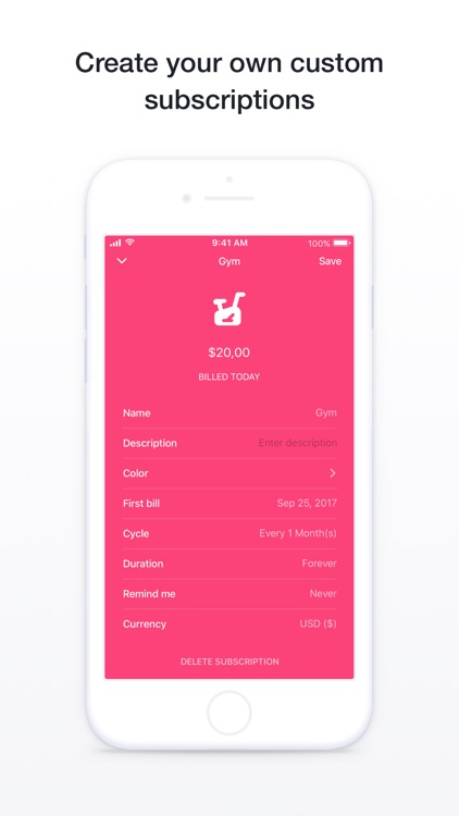 Bobby - Track subscriptions screenshot-3