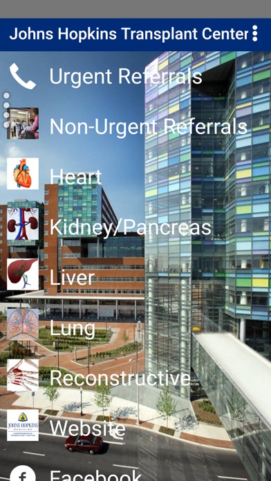 Johns Hopkins Transplant CTC screenshot 2