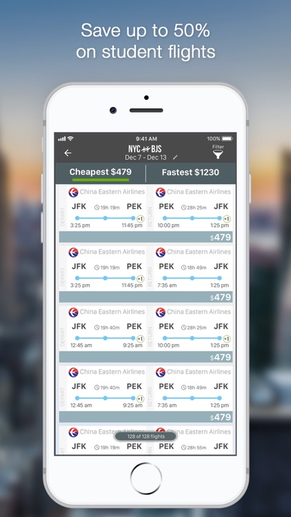 Flights by StudentUniverse