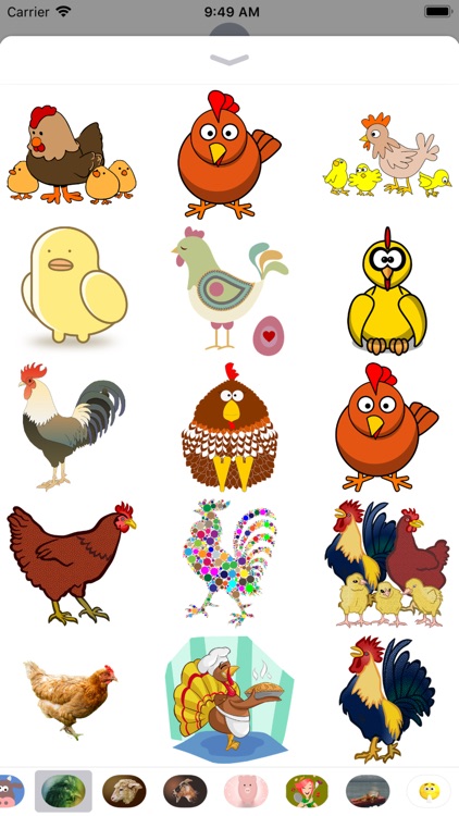 Chicken N Turkey Stickers