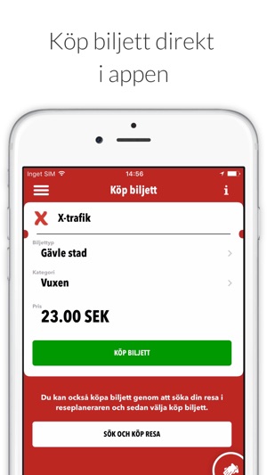 x tåget tidtabell