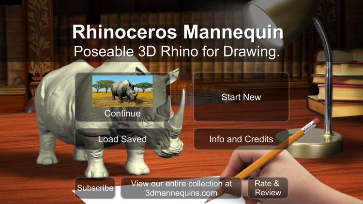 Rhinoceros Mannequin