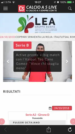 Game screenshot Calcio a 5 Live 2018 apk