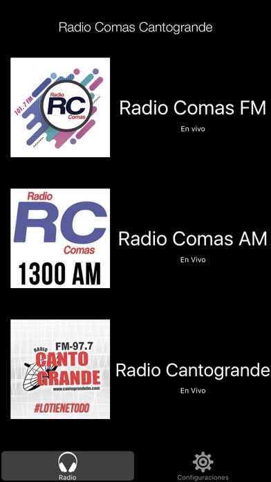 Radio Comas Cantogrande screenshot 2