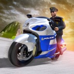 警察自行车运输卡车