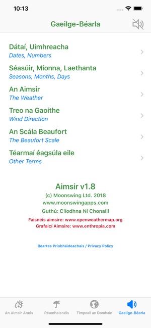 Aimsir - The Weather in Irish(圖6)-速報App