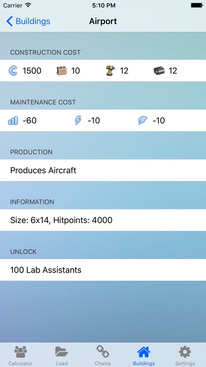 Production Calculator for Anno 2070 screenshot-3