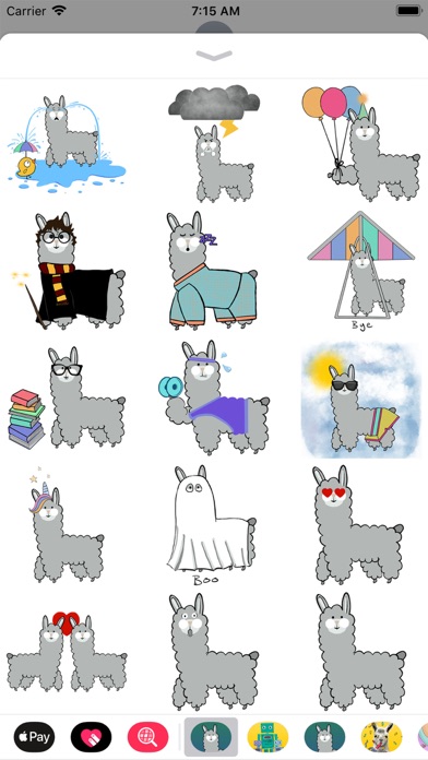 Cute Llama Stickers screenshot 4