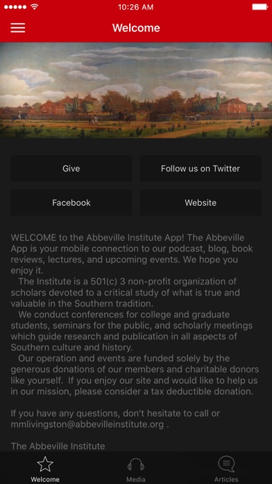 How to cancel & delete Abbeville Institute from iphone & ipad 1