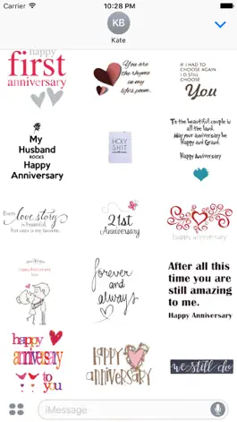 Game screenshot Happy Anniversary Love Sticker Pack hack