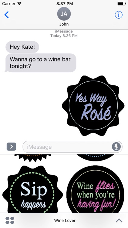 Wine Lover Sticker Pack
