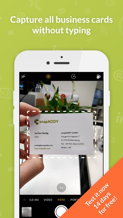 Business Card Scanner for CRM