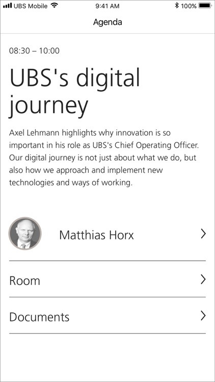 UBS Internal Events by UBS AG