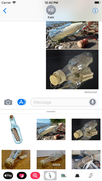 Message In A Bottle Stickers