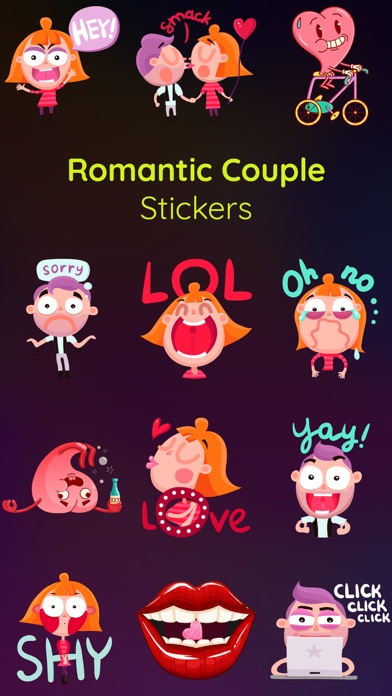 I Love You - Romantic Emojis screenshot 2