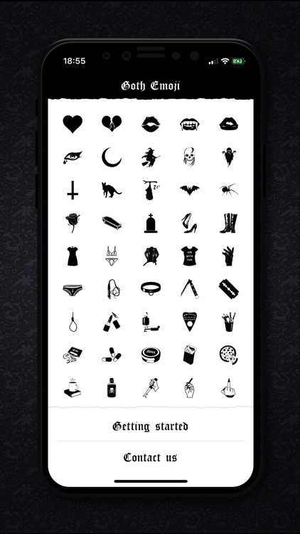 Goth Emoji screenshot-4