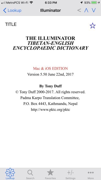 Illuminator Tib Eng Dictionary