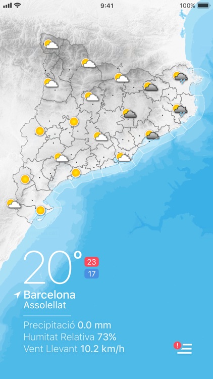 Alertes Meteocat