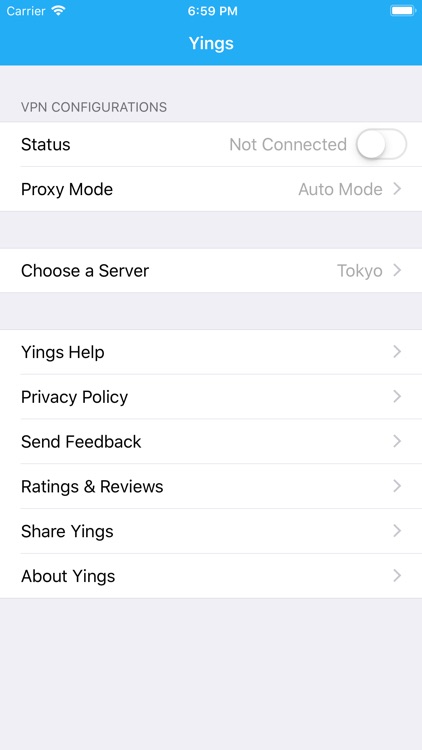 Yings VPN - Fast Proxy Utility