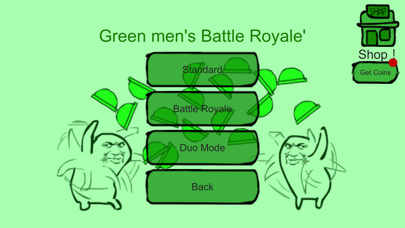 Green men's Battle Royale screenshot 2