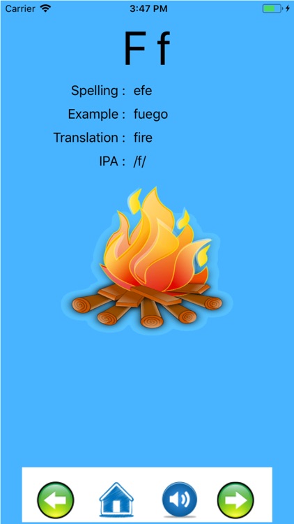 Spanish alphabet for students screenshot-6