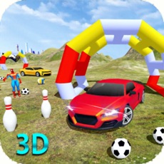 Activities of Superhero Cars Stunt Racer