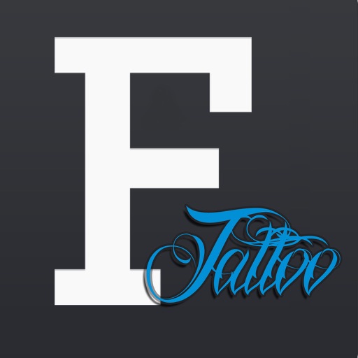 Tattoo Fonts - design your text tattoo iOS App