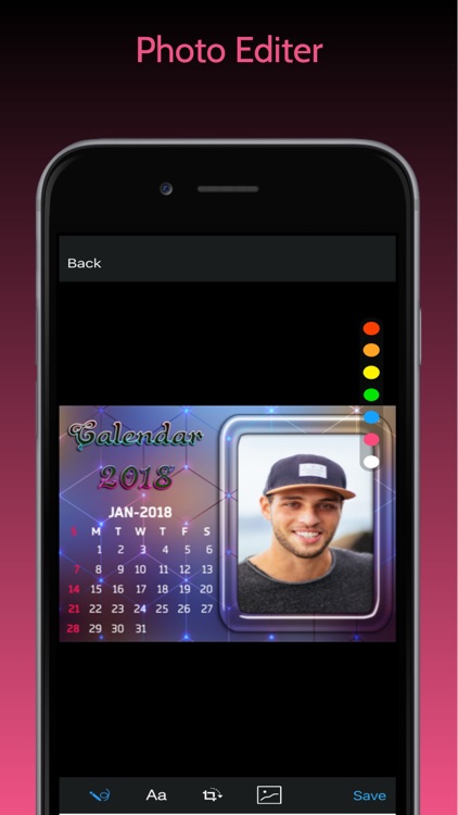 Calendar Photo Frame Editor screenshot-3