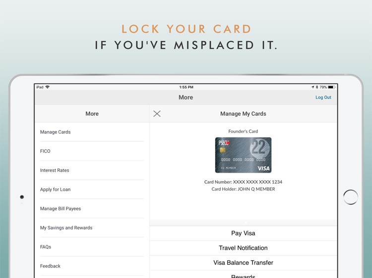 PSECU Mobile for iPad