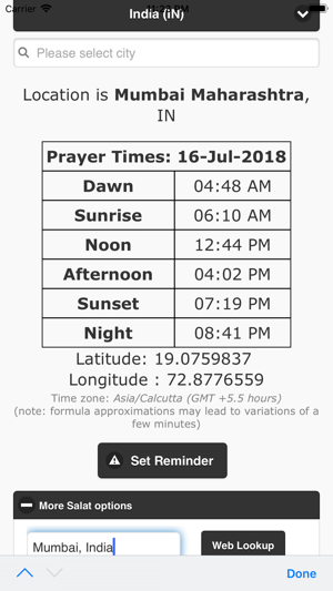 Contact Prayers (Salat) Times(圖3)-速報App