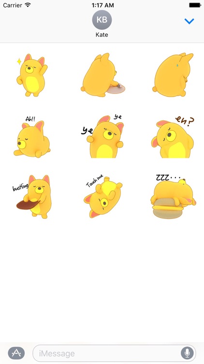 Animated Lemon Dog Sticker