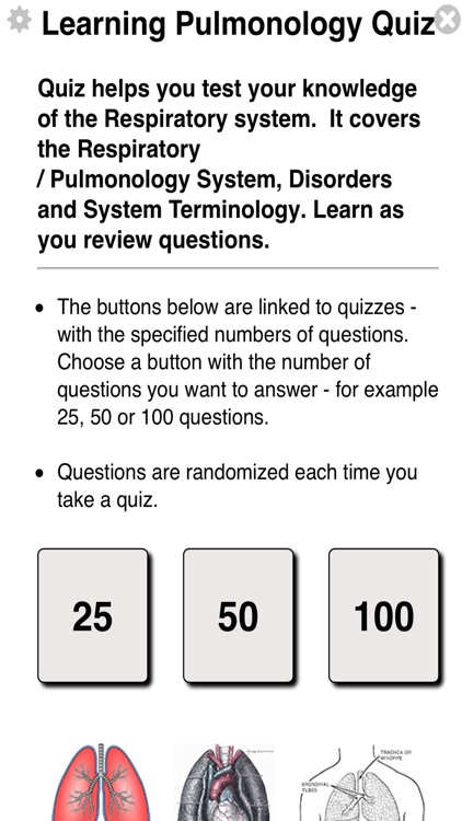 Learning Pulmonology Quiz