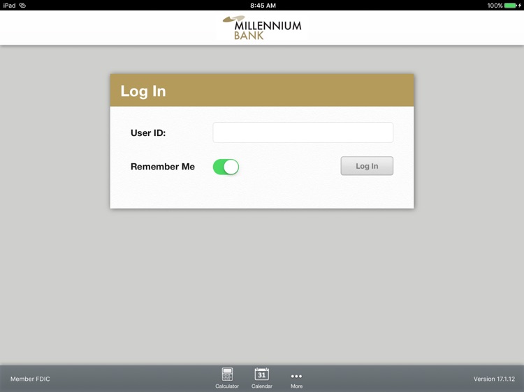 Millennium Bank for iPad