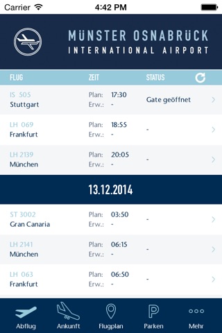 FMO Münster Osnabrück Airport screenshot 2