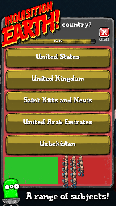 How to cancel & delete Inquisition Earth! (Map Quiz) from iphone & ipad 3