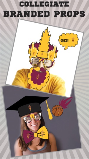 Arizona State Sun Devils PLUS Selfie Stickers(圖2)-速報App