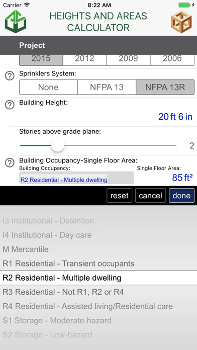 Heights and Areas Calculator screenshot 3