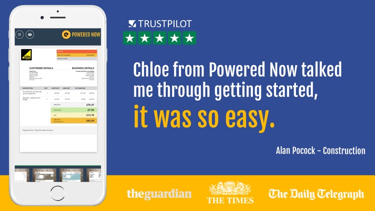 Powered Now: Invoice & Quote screenshot-4