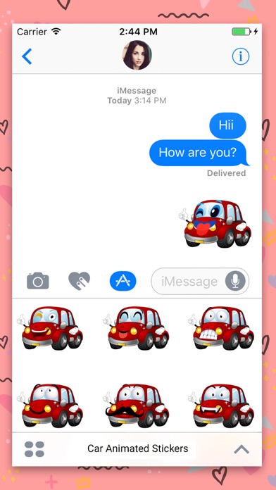 Car : Animated Stickers screenshot 2