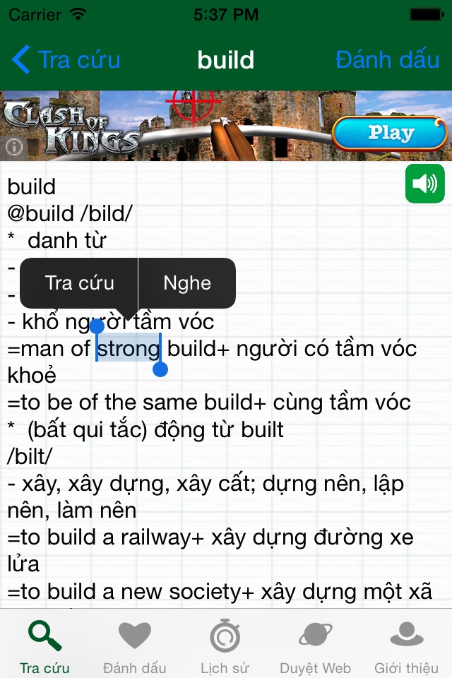 EVEDict - Từ điển Anh Việt screenshot 2