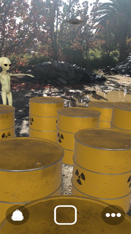 Augmented Reality UFO Stickers screenshot-5