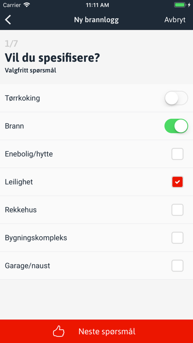 MinLogg Brann og Redning screenshot 2