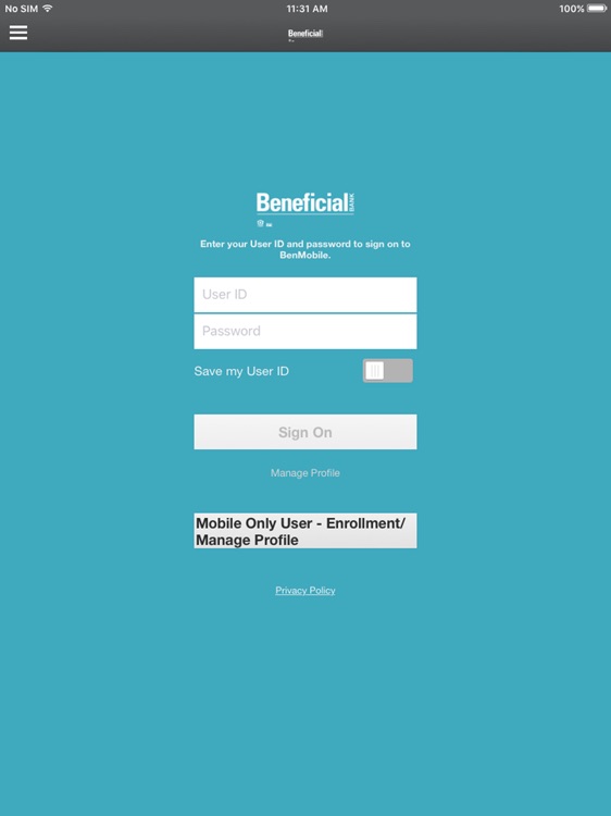 BenMobile for iPad