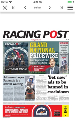 Racing Post Digital Newspaper(圖3)-速報App