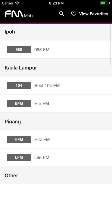 Malaysia Radio - FM Mob HD screenshot 2