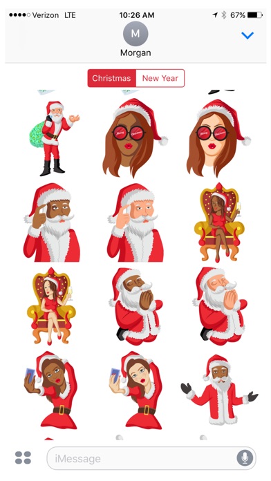 Holiday Vibes- Emoji Stickers screenshot 2