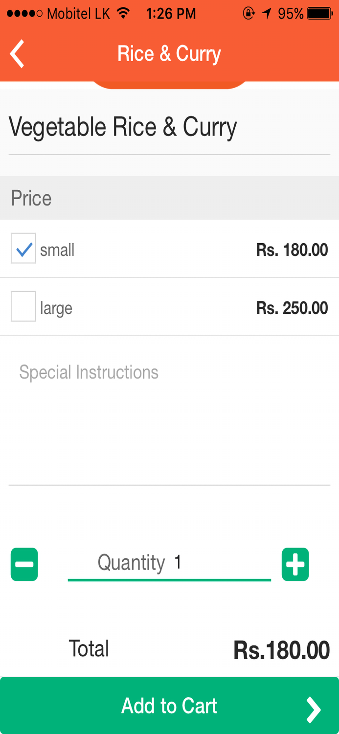 ammaa - Food Ordering App